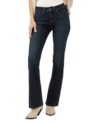 Silver Jeans Co. Women's Suki Mid Rise Curvy Fit Bootcut Jeans