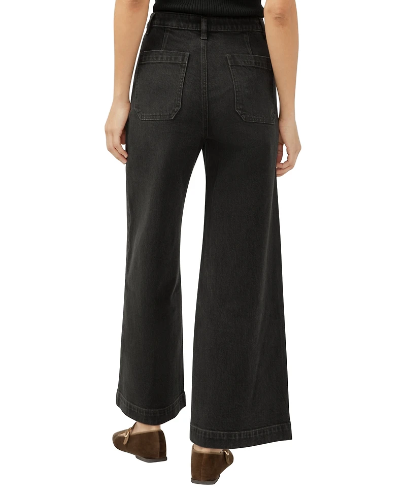 Silver Jeans Co. Women's High Rise Vintage Ankle Wide Leg