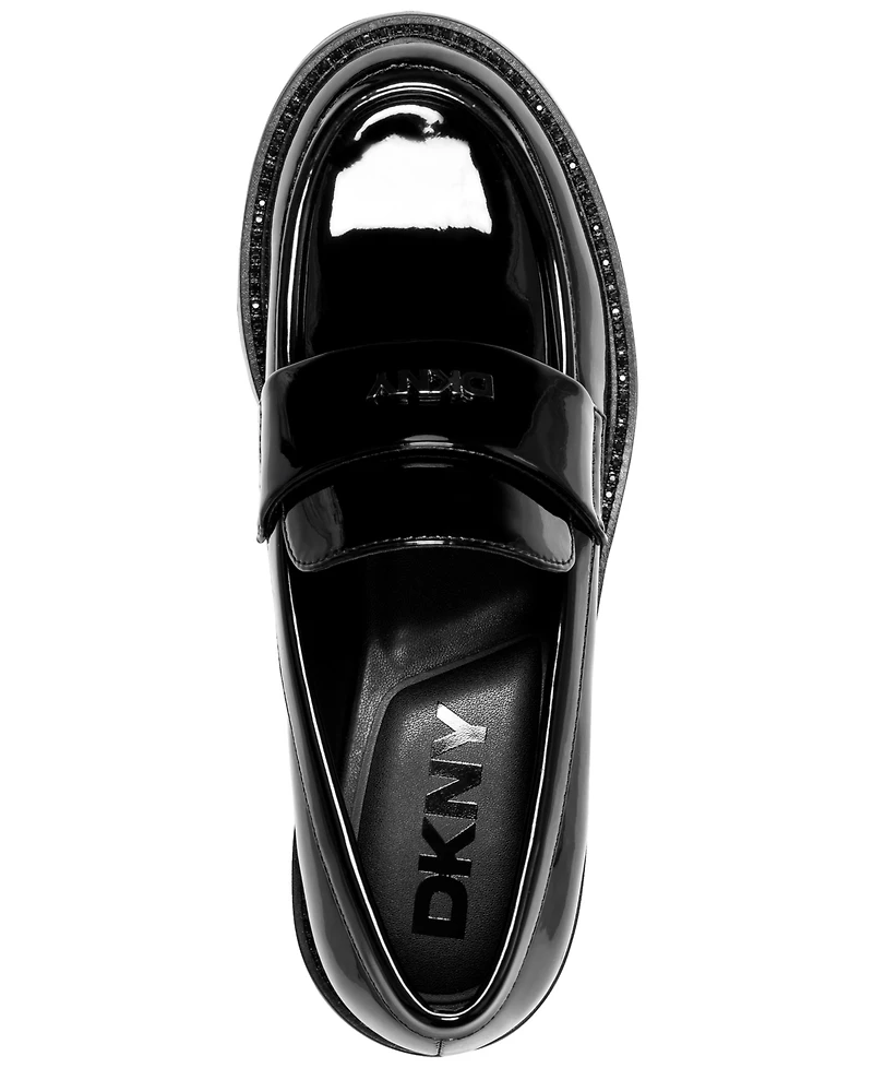 Dkny Civelli Heeled Round Toe Slip-on Loafers