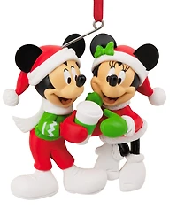 Hallmark Disney Mickey and Minnie Sharing Cocoa Christmas Tree Ornament