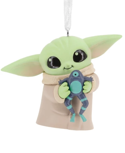 Hallmark Star Wars: The Mandalorian Grogu with Frog Christmas Tree Ornament