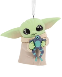 Hallmark Star Wars: The Mandalorian Grogu with Frog Christmas Tree Ornament