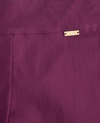 I.n.c. International Concepts Plus Mid-Rise Pull-On Straight-Leg Pants, Created for Macy's