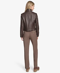 Andrew Marc Women's Mikel Racer Leather Jacket