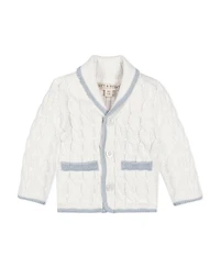 Hope & Henry Baby Organic Long Sleeve Shawl Collar Cardigan & Legging Sweater Set, Infant