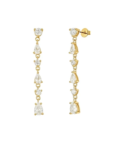 Untamed Petals Taurus Crystal Drop Earrings