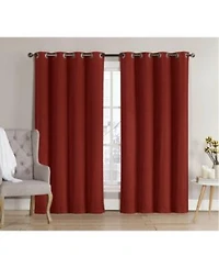 Goodgram 2 Pack Hotel Thermal Grommet 100 Blackout Curtains 52 In. W X 84 In. L