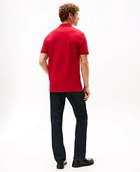 Tommy Hilfiger Men's Pique Placket Interest Regular Fit Polo Shirt