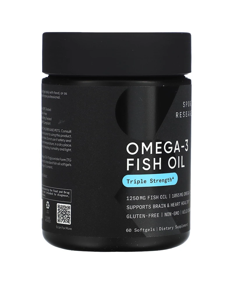 Sports Research Omega-3 Fish Oil Triple Strength