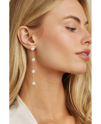 Luna Pearl Drop Earrings