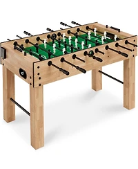 Best Choice Products Full 54in Regulation Foosball Table for Home, Game Room w/ 2 Balls, Cup Holders