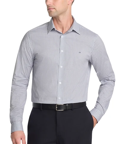 Calvin Klein Men's Stretch Collar Slim Fit Dress Shirt