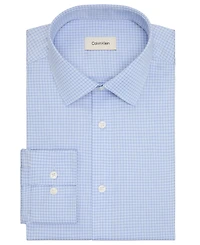 Calvin Klein Men's Refined Cotton Stretch Regular Fit Dress Shirt