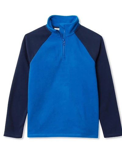 Lands' End Girls Every Day Fleece Quarter Zip