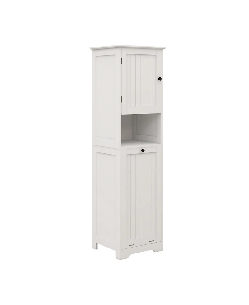 Casainc Tilt-Out Laundry Cabinet with One Compartment and Single Door