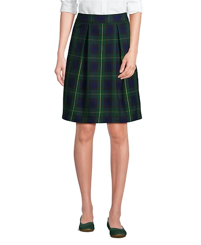 Lands' End Women's Plaid Skort Top of Knee