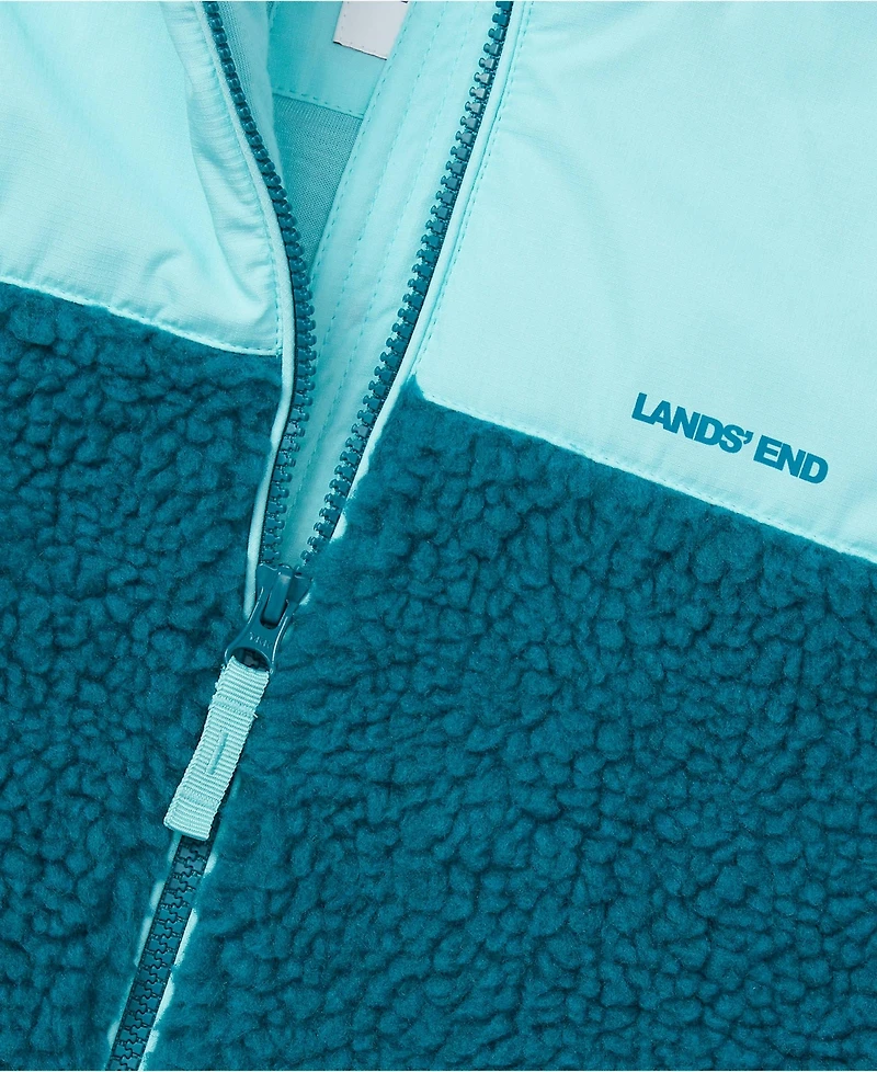 Lands' End Kids Water Resistant Mixed Media Insulated Jacket