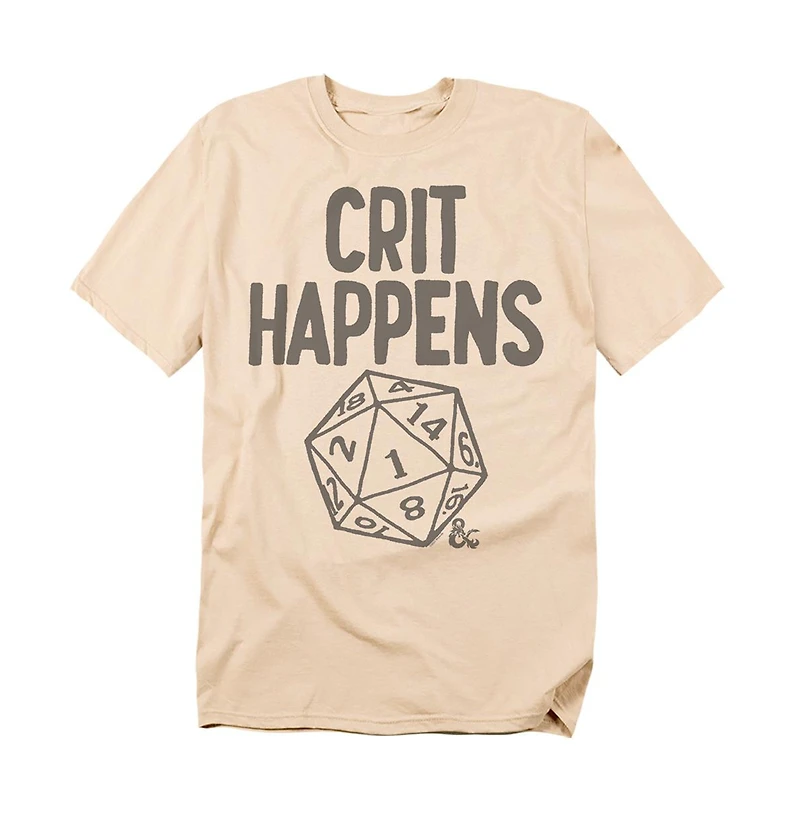 Men's Dungeons And Dragons Crit Happens T-Shirt
