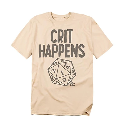 Men's Dungeons And Dragons Crit Happens T-Shirt