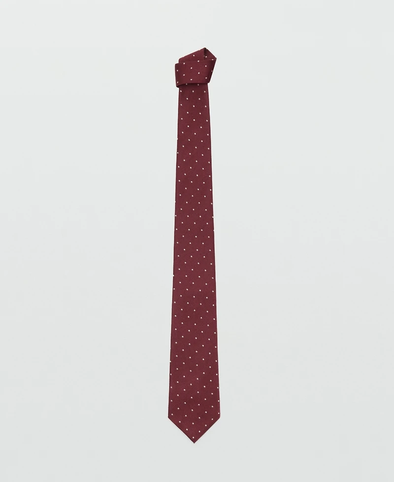 Mango Men's Polka-Dot Silk Tie