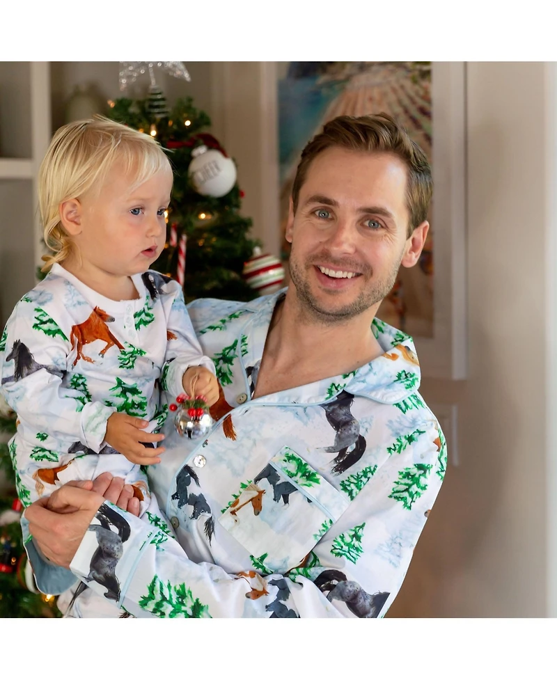 Sant and Abel Men's Skydog Wild & Free Long Pj Set