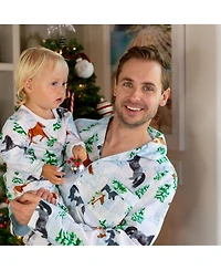 Sant and Abel Men's Skydog Wild & Free Long Pj Set