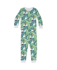 Sant and Abel Kids Martinique Green Banana Leaf Pj Set
