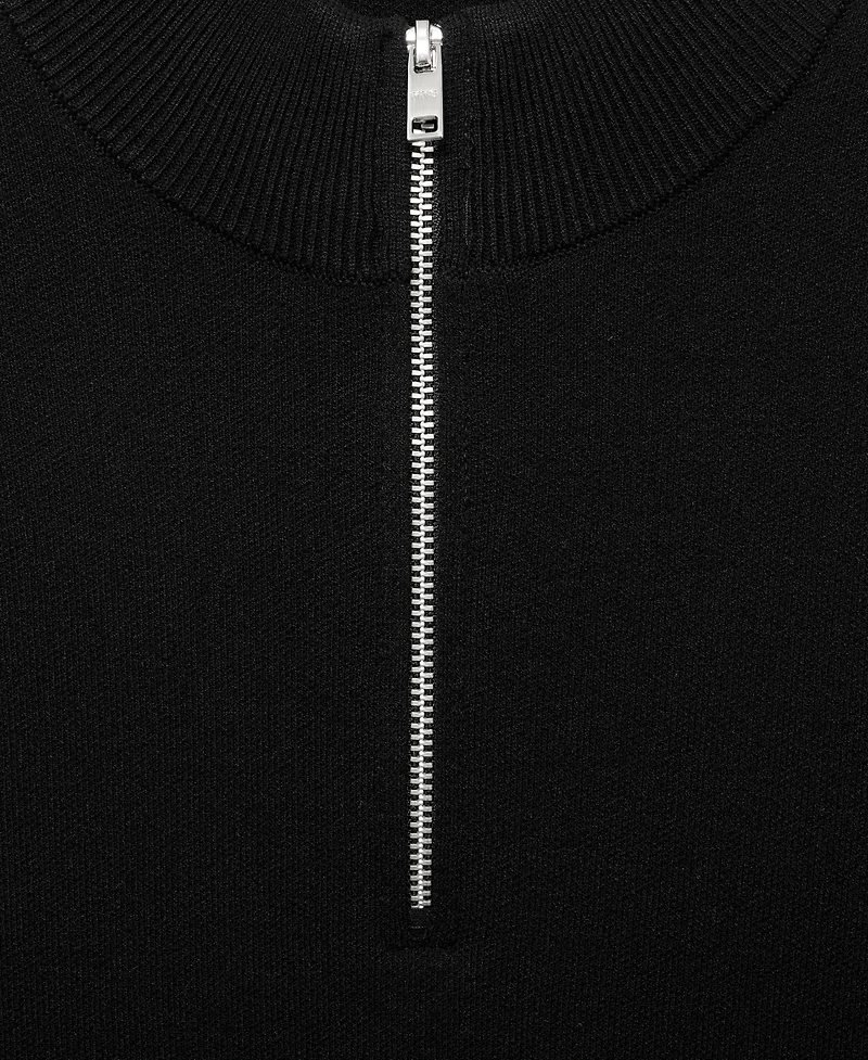 Mango Men's Perkins Neck Knitted Sweater