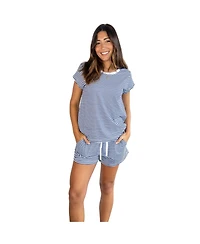 Sant and Abel Women's Marina Jersey Short Pj Set