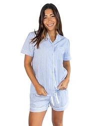 Sant and Abel Women's Hepburn Gingham Short Pj Set