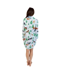 Sant and Abel Women's Skydog Wild & Free Night Shirt