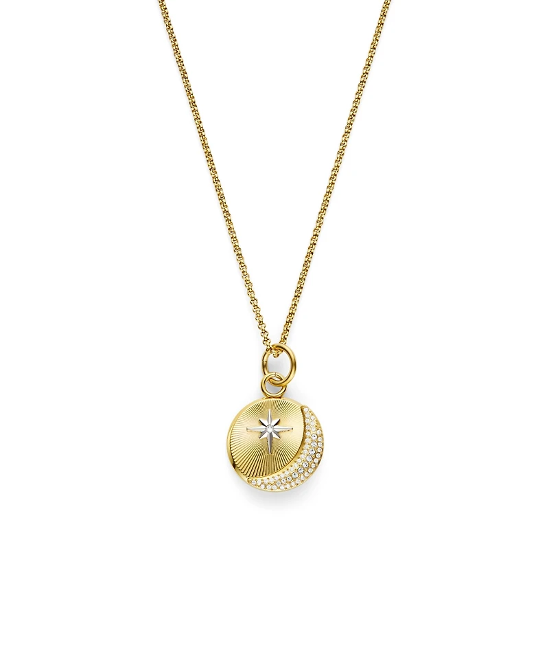 Olivia Burton Celestial Star Gold Tone Stainless Steel Necklace