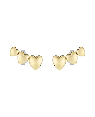 Olivia Burton Mini Heart Gold Tone Stainless Steel Earrings