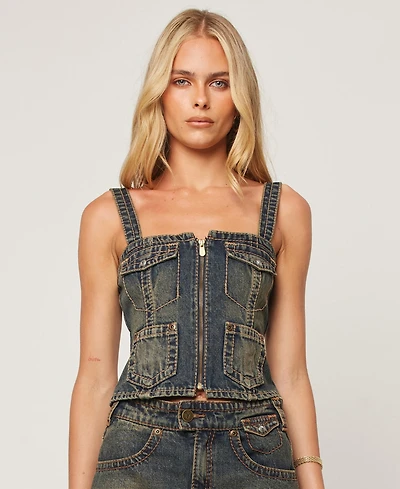 Abrand Women's Utility Hillary Sleeveless Top