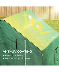 Outsunny 2 01-0472 house Replacement Covers, 55x56.25", &