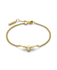 Olivia Burton Honey Bee Gold Tone Stainless Steel Bracelet