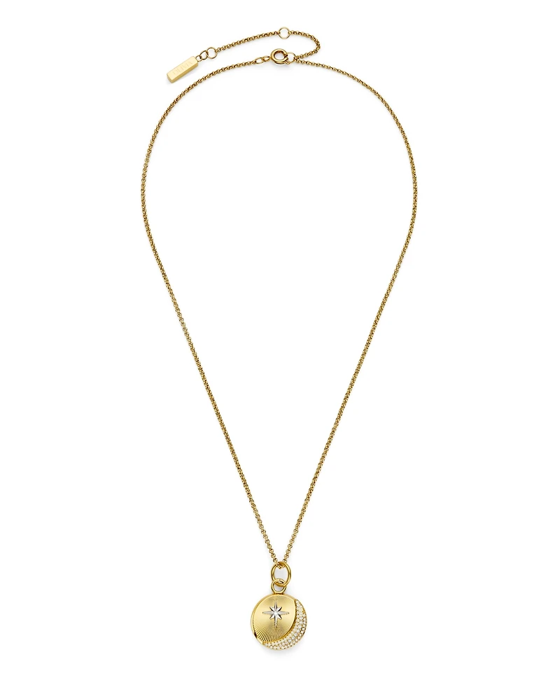 Olivia Burton Celestial Star Gold Tone Stainless Steel Necklace