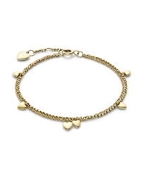 Olivia Burton Mini Heart Gold Tone Stainless Steel Bracelet