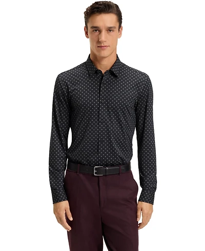 Boss by Hugo Men's Performance-Stretch Slim-Fit Dress Shirt