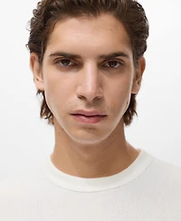 Mango Men's Fine-Knit T-Shirt