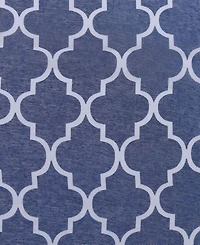 Superior Trellis Sheer 2-Piece Curtain Panels with Grommet Header Top, 52" X 63"