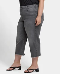 Nydj Plus Brigitte Wide Leg Capri Jeans