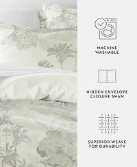 ienjoy Home Timeless Pattern Reversible 3-Pc. Duvet Cover Set