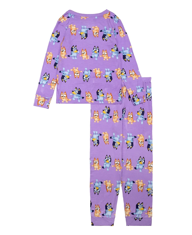 Ame Big Girls Bluey Long Sleeve Pajama Set