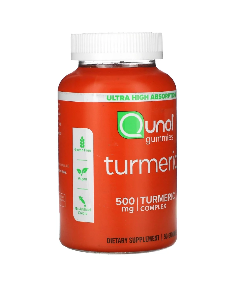 Qunol Turmeric Gummies Creamy Orange