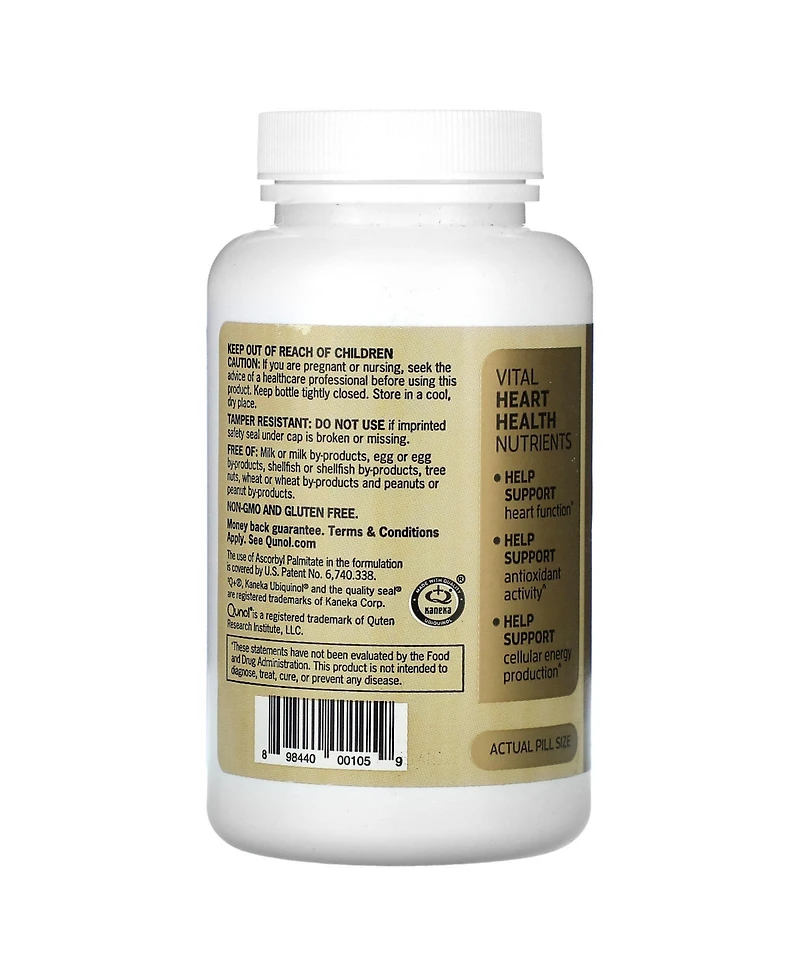 Qunol Plus Ubiquinol + Omega-3 200 mg + 250 mg