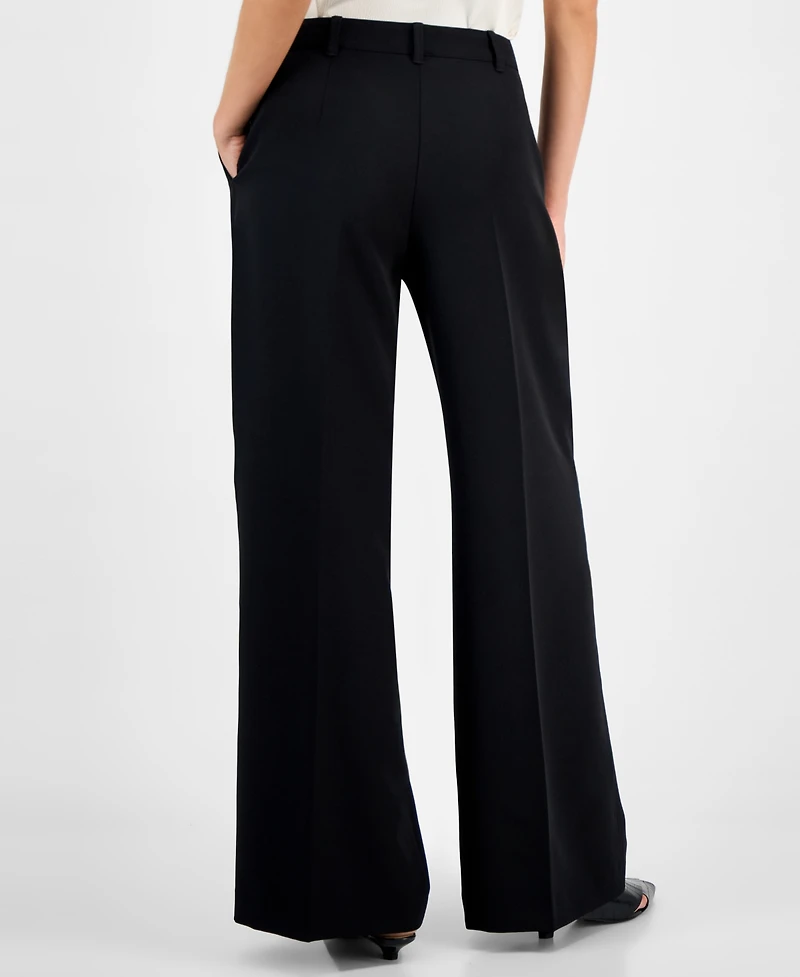 Boss Orange Women's Pleated Wide-Leg Pants