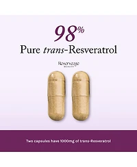 Reserveage Nutrition Resveratrol 1,000mg, 60 Ct