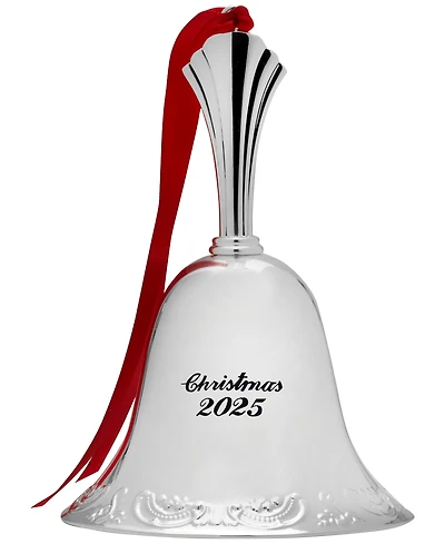 Wallace 2025 Silver-Plated Grande Baroque Bell Ornament, 31st Edition
