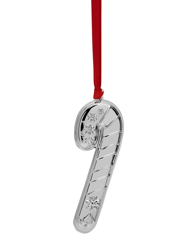 Wallace 2025 Sterling Silver Candy Cane Ornament, 18th Edition